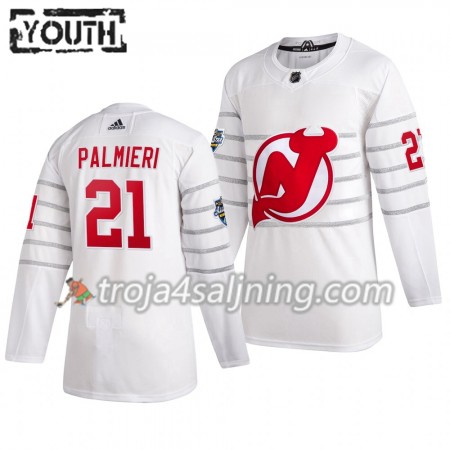 New Jersey Devils tröja Kyle Palmieri 21 Vit Adidas 2020 All-Star Authentic - NHL Tröjor Barn